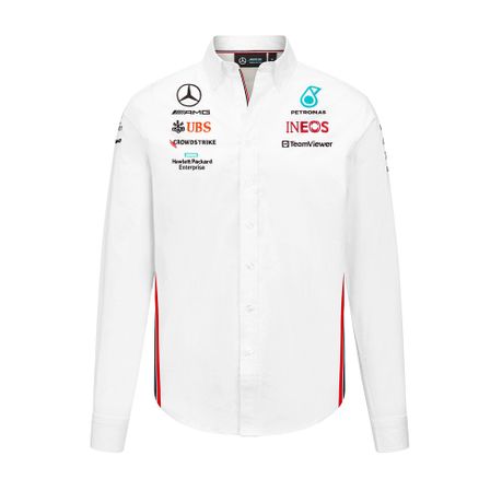 Mercedes AMG Petronas F1 2023 Team Shirt Mens White Shop Today