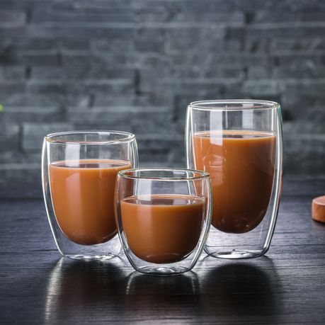 New Heat-resistant Double Wall Glass Cup Beer Espresso Coffee Cup