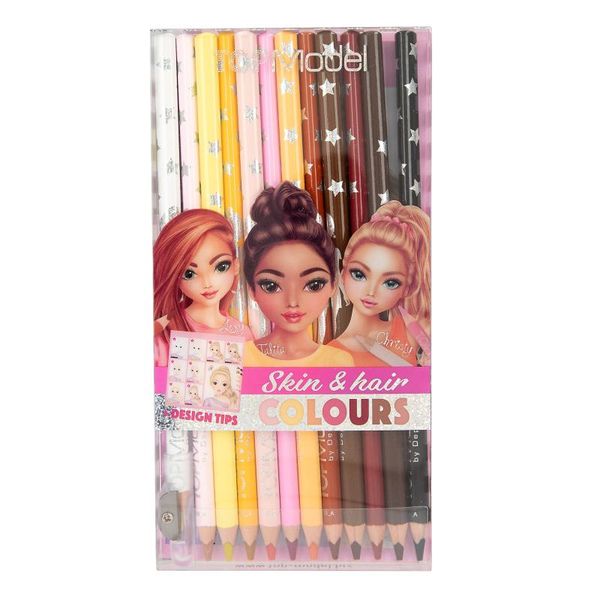Top Model Colouring Pencils Hair &amp; Skin Colours