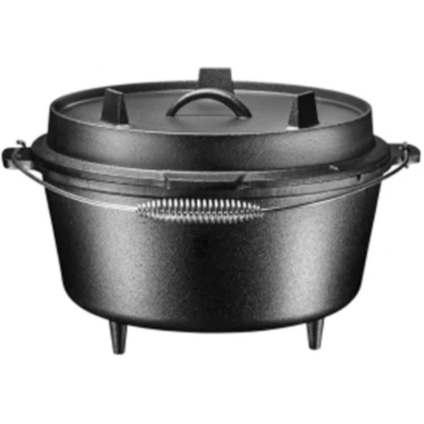 Generic Cast Iron Dutch Oven Pot 30cm with Lid