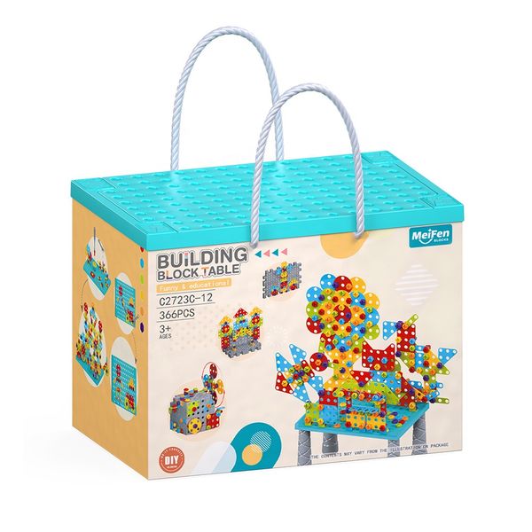 STEAM Logic Puzzle Wall Toy - Kids Educational Screw Block Game (E0594)