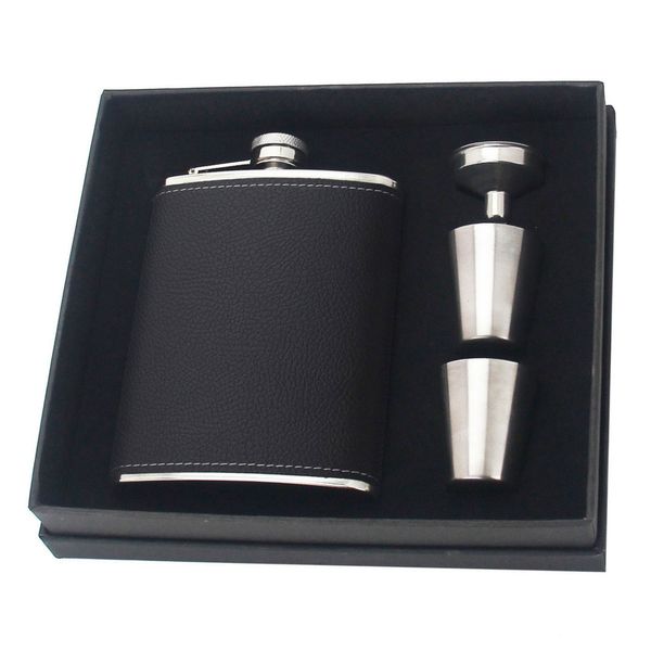 4 Pieces Whiskey Bottle and Cups Gift Set for Men