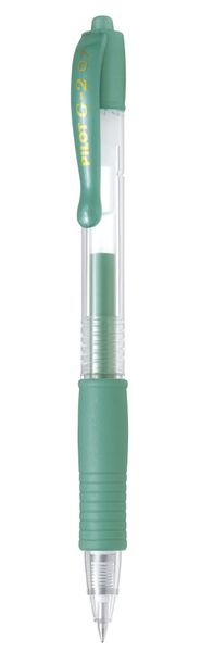 Pilot G-2 0.7 Gel Retractable Pen - Box of 12 - Metallic Green