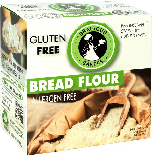 Gracious Bakers Allergen-Free Bread Flour -(3 x 600 Gram)