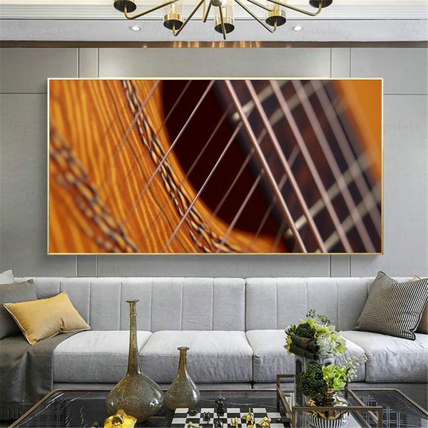 Canvas Wall Decor - Guitar Strings - 3099