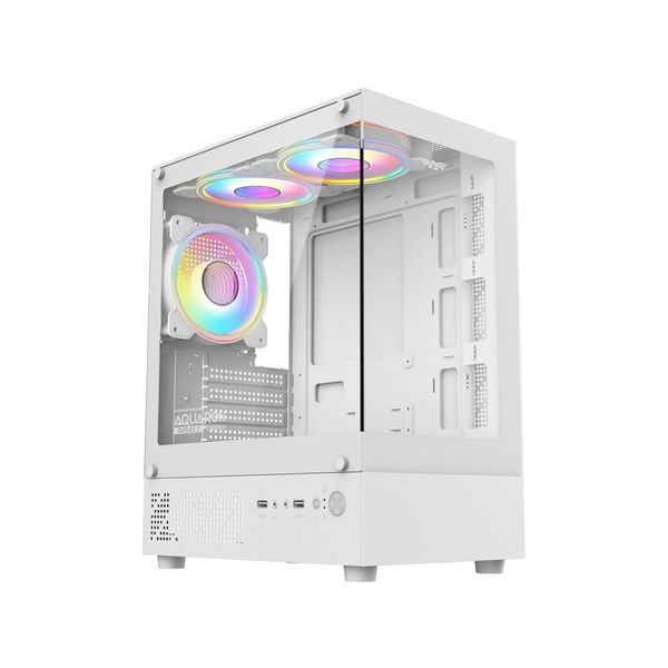 Armaggeddon Aquaron Duplex 2 Chroma MicroATX Gaming Case with 3 Fans