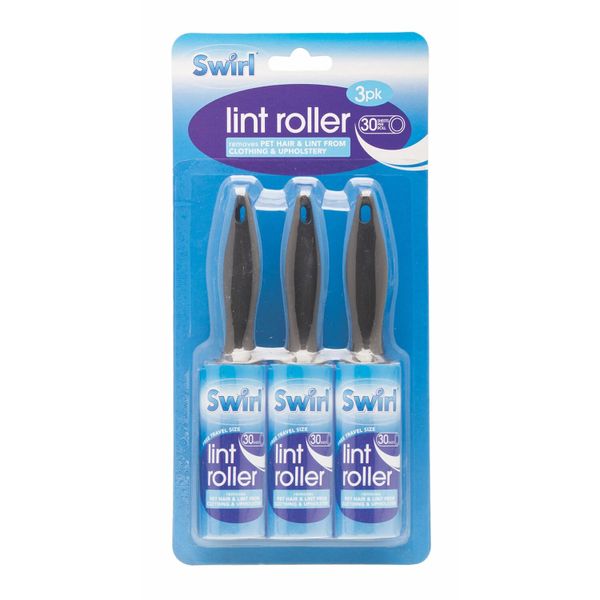 Swirl Lint Roller 3-Pack