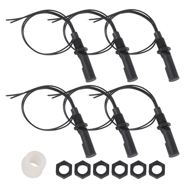 6 Pieces Side Mounted Horizontal Liquid Float Switch Water Level Sensor