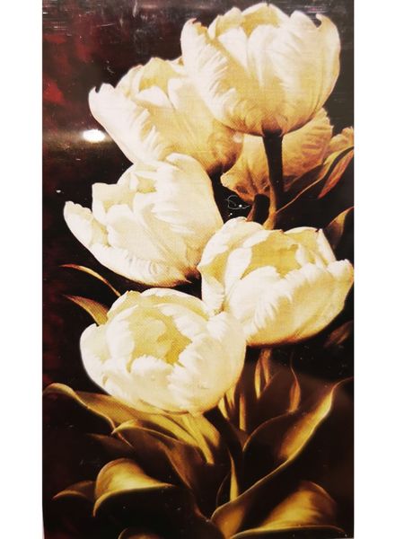 Diamond Painting - White Tulips - 22cm x 40cm