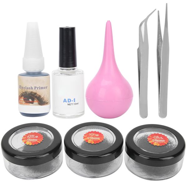 Eyelash Extension Practice Tool Kit Portable False Eyelashes Glue Remover