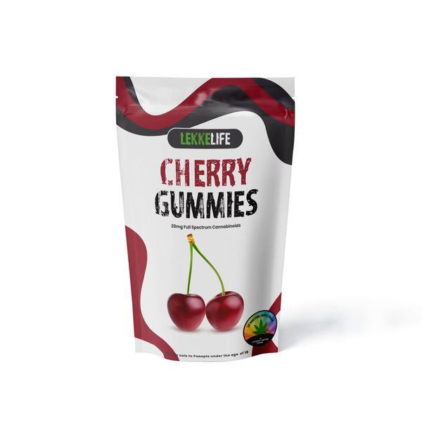 LekkeLife Full Spectrum Cherry Gummies