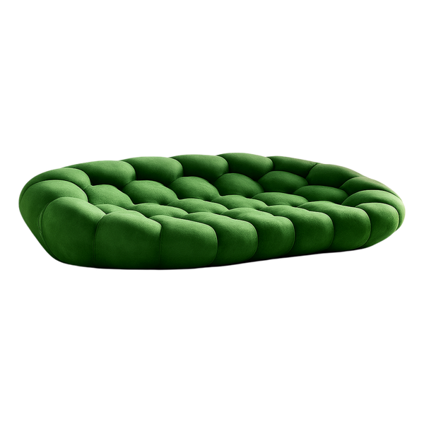 Green Comfortable Couch - 2/3-Seater, Modern