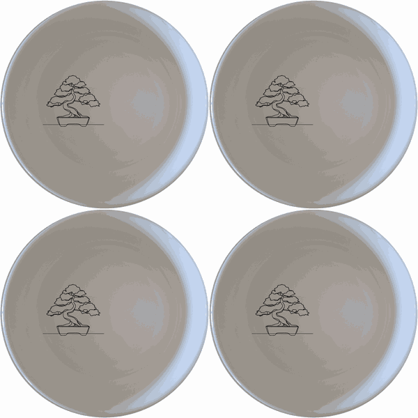 Japanese Bonsai Tree Bowl Set of 4 - Range 1