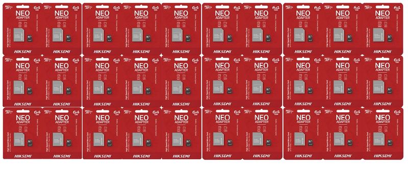 HIKSEMI Neo 64GB Micro SD Card with Adapter (Pack of 30)