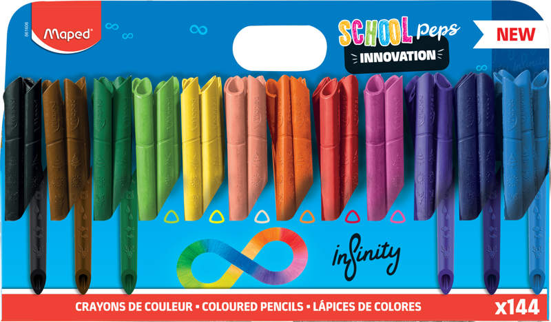 Maped Colour Pencils Infinity 144's School Pack