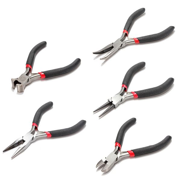 5Pcs Jewellery Mini Pliers Tools Kit Cutter Chain