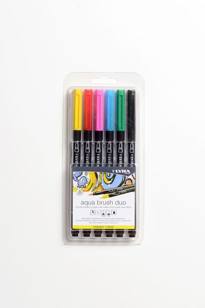 Lyra Aqua Brush Duo Primary set 6 pc