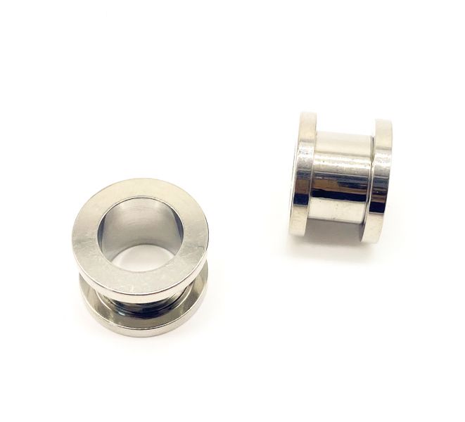 Fabulae 10MM Stainless Steel Tunnel Pair, Steel