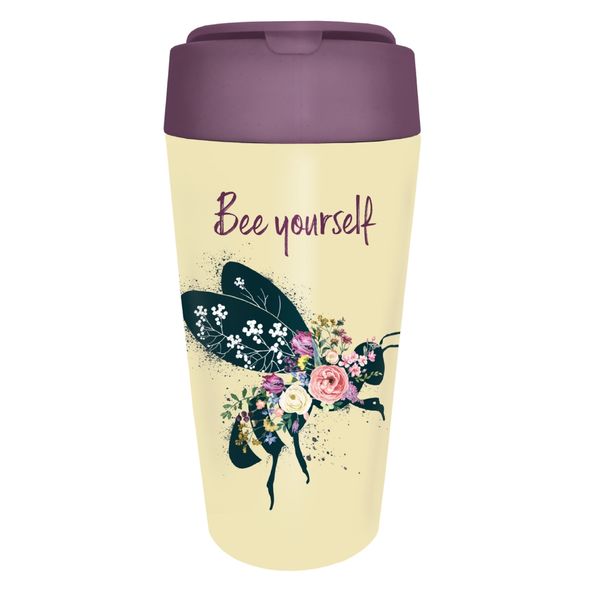 ChicMic Bioloco Plant Deluxe Cup 420ml - Bee Yourself