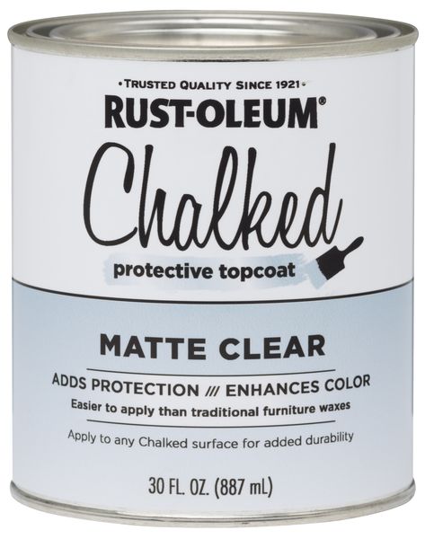 Rust-Oleum Decorative Chalked Paint Brush Matt Clear Topcoat