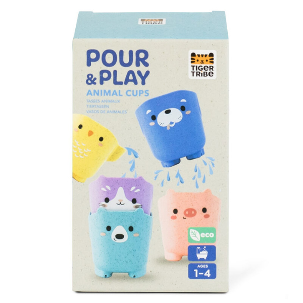 Tiger Tribe Pour &amp; Play - Animal Cups