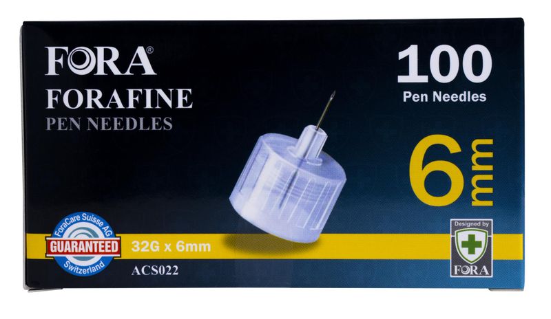 Forafine Pen Needles 32Gx6mm 100pcs