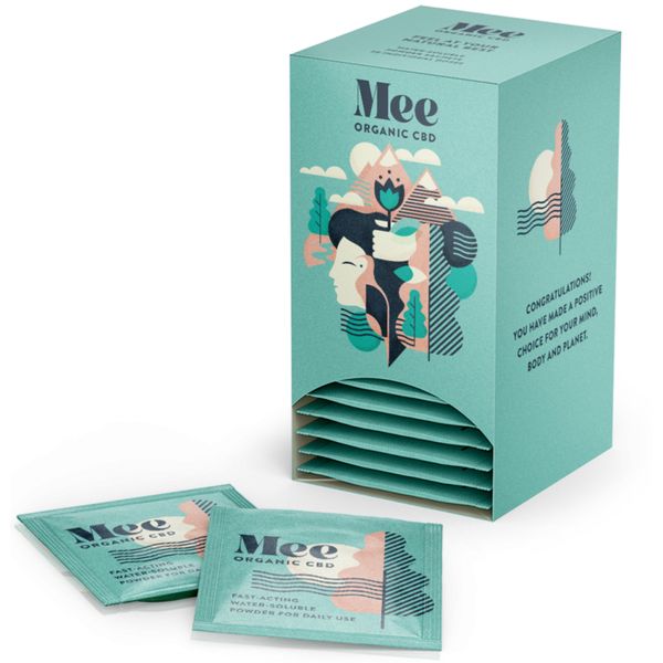 Broad Spectrum Water Soluble CBD Powder Sachets - Mee CBD 600 mg (30 x 20 mg)