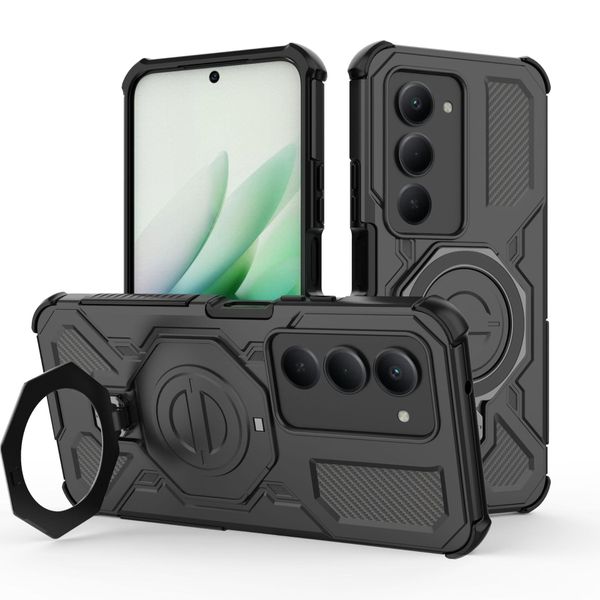 Phone Case Compatible With Xiaomi Redmi 15 Ring Stand Holder Back Cover
