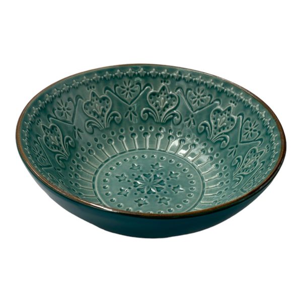 Quality Embossed Reactive Assorted Bowl 6 Piece 18cm
