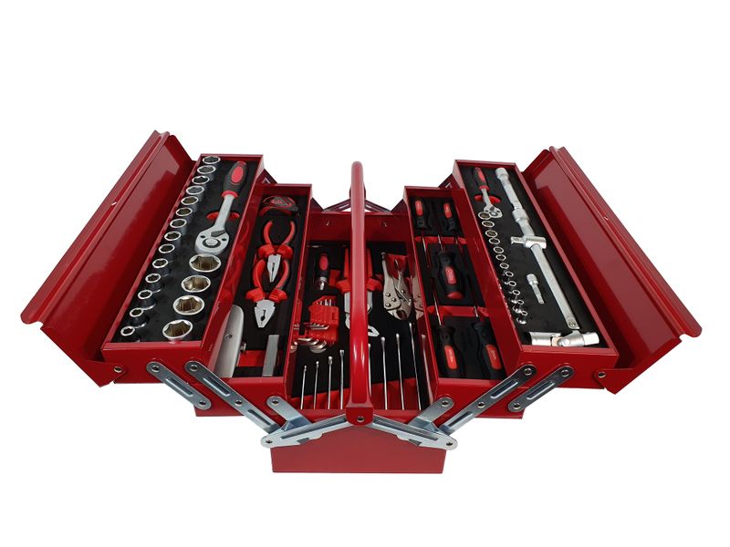 Raw Tools 86 Piece 5 Tray Mechanical Toolbox