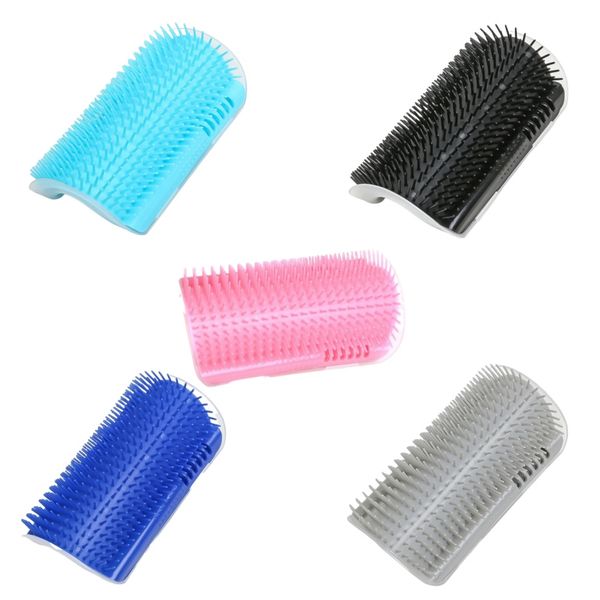 5 Pack Self Groomer - Soft Face Massager with , Grooming Brushes