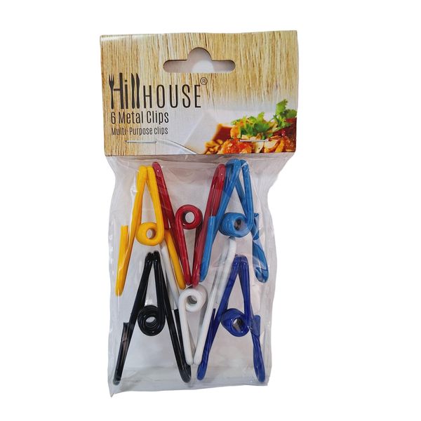 Hillhouse Multicolours Metal Rectangular Memo Clip