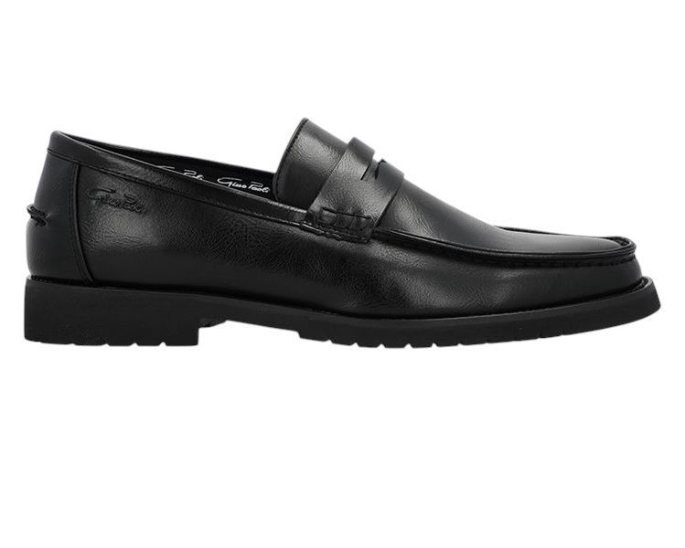 Gino Paoli Royce Black Slip On Loafers