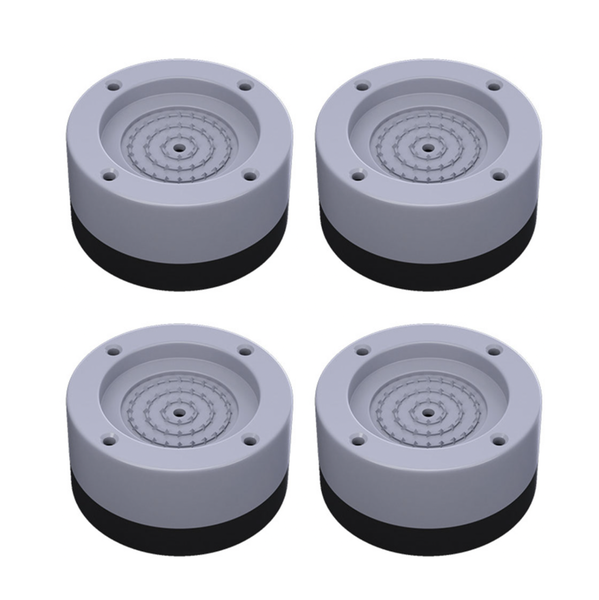 Height-Adjustable Anti-Vibration Foot Pads - 4 Pack