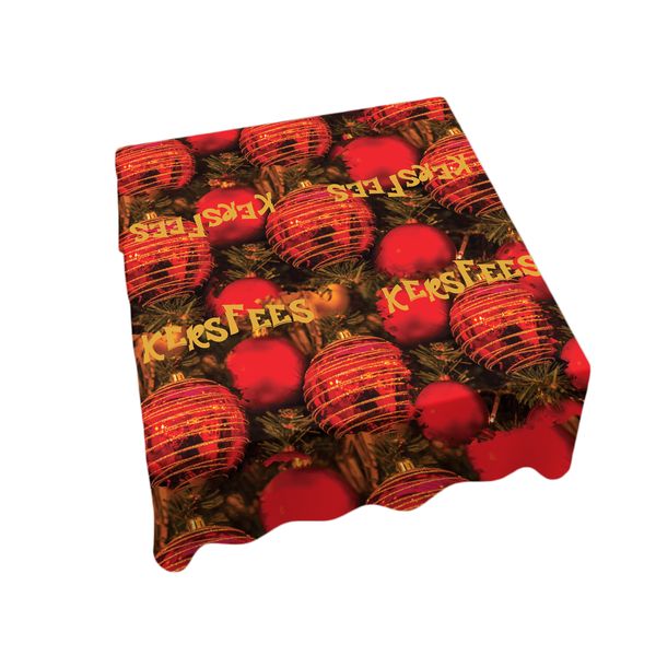 Christmas Baubles Square Tablecloth