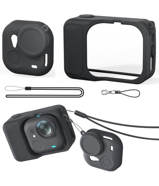 Silicone Cover Set Compatible with Insta360 GO Ultra Action Camera
