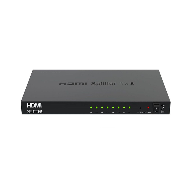 1080P High Resolution 8-in-1 Output HDMI Splitter M24-11-11