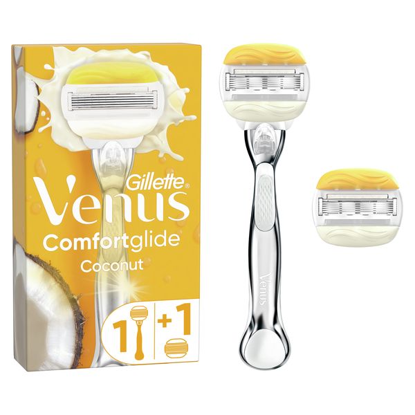 Gillette Venus Comfortglide Coconut Plus Olay + 1 Women's Razor Blade