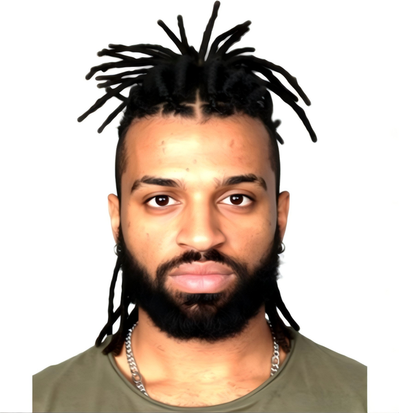 10inch Transparent Full Lace Base Afro Dreadlock Extensions Toupee For Men