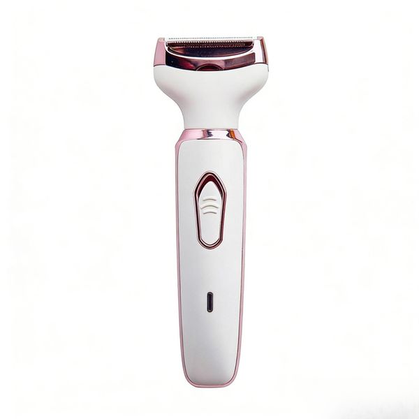 4-in-1 Women Electric Remover Rose Gold Trim Body Face Leg Bikini Epilator