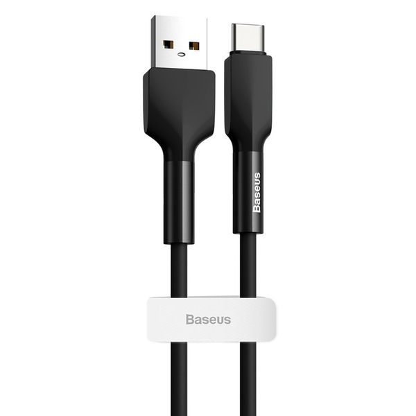 Baseus - 3A/2A Silica Gel USB Type-A to USB Type-C Cable