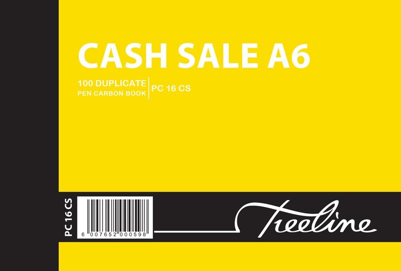 Treeline A6L - Duplicate Pen Carbon Book - Cash Sale - Pack of 10