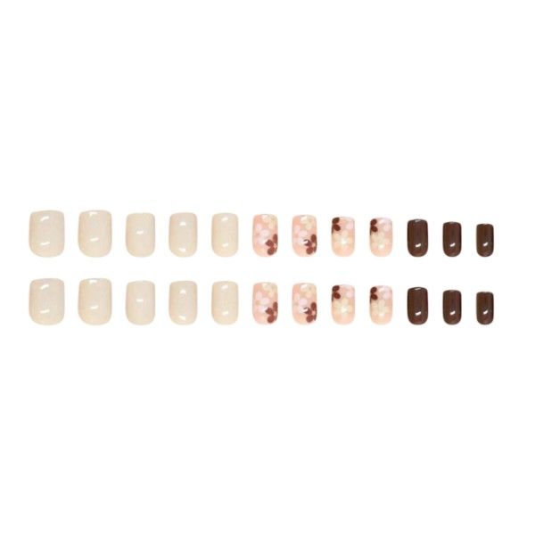 24 Piece Chic Blossom Elegance Press-On Nails - Pink
