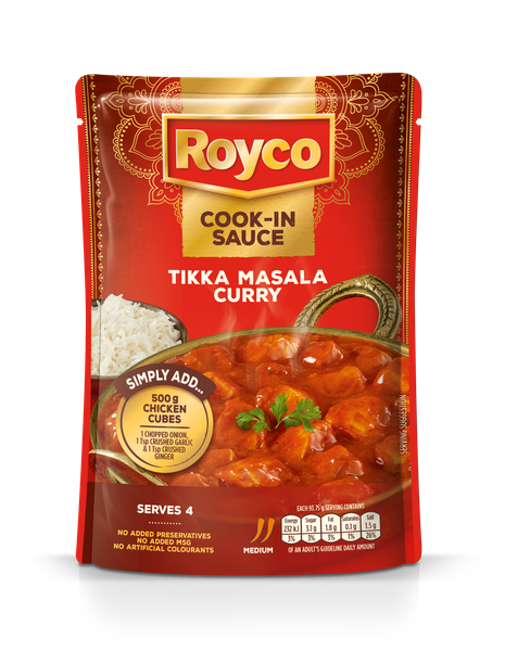 Royco Wet Cook in Sauce Tikka Masala 8x375g
