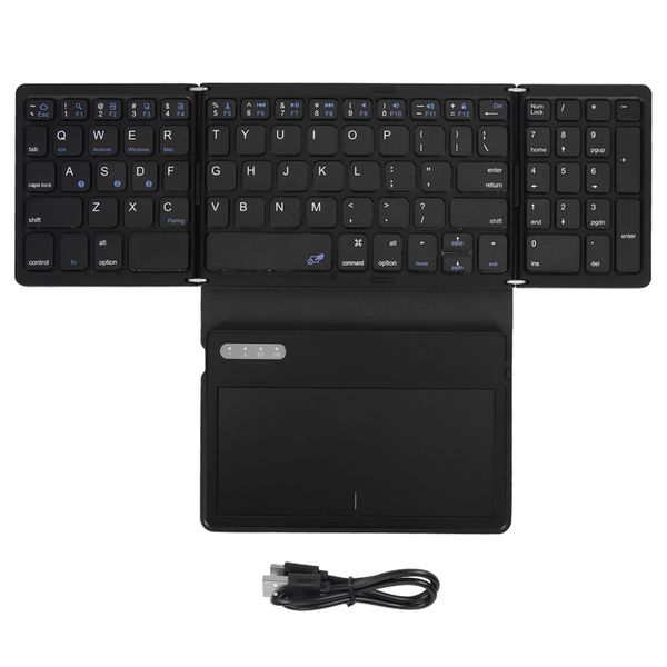 Foldable Bluetooth Keyboard Touchpad, Low Latency