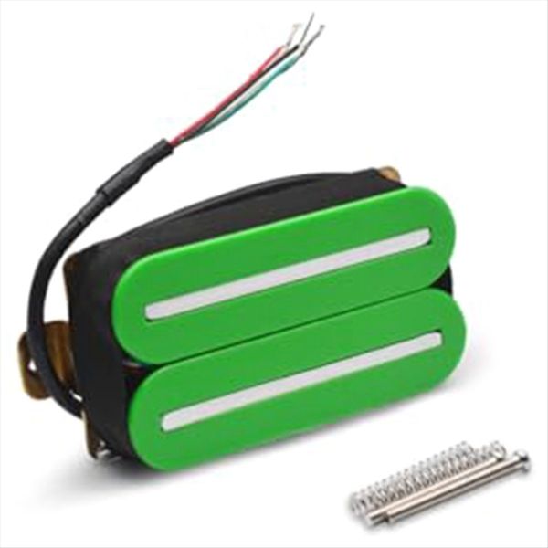 High Output Neck Pickup Dual Hot Rail Humbucker Pickups Black