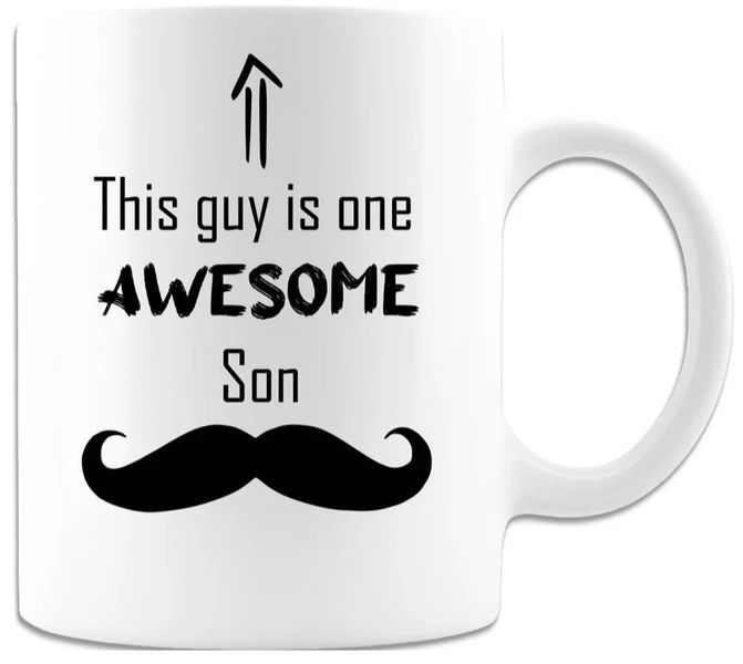 One Awesome Son Birthday Christmas Gift Mug