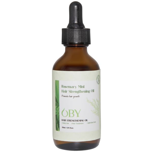 OBY Rosemary Mint Hair Strengthening Oil 55ml-Promotes Hair Growth &amp; Repair