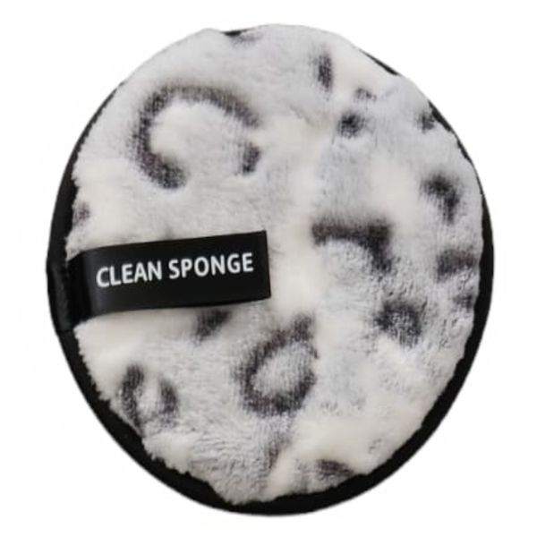 Large Reusable Make Up Remover Pad - White Tiger