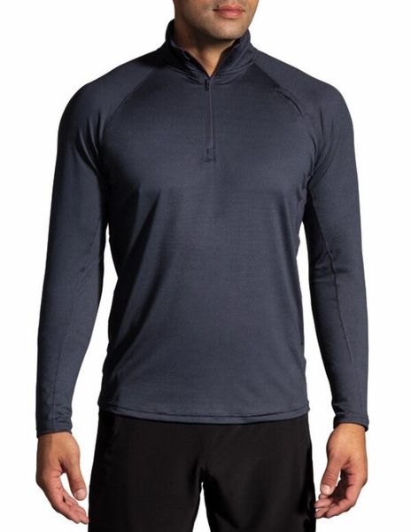 Brooks Mens Dash 1/2 Zip Grey image
